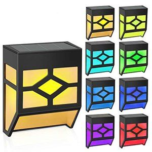 Decorative LED Solar Fence Lights